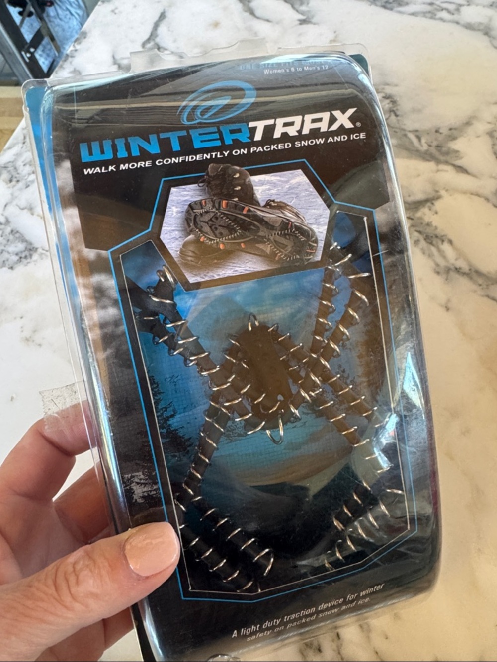 WinterTrax Black Ice Traction Cleats Unisex from Women’s 6 to Men’s 12 NWT
